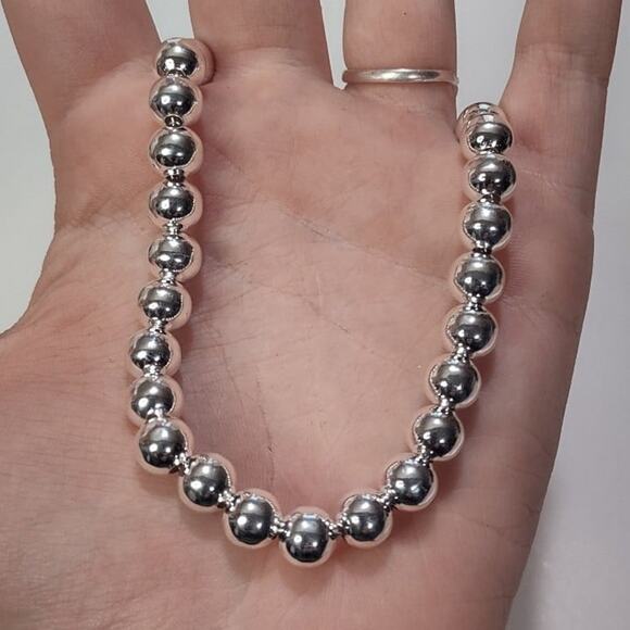 S925 Silver Necklace Bracelet Earrings Jewelry Set Christmas Birthday Gift New!! - Picture 3 of 7